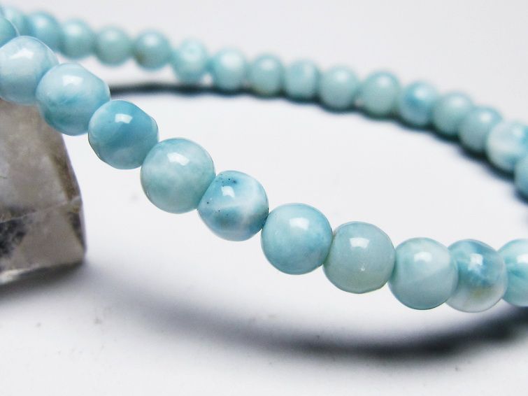 ラリマー ブレスレット 6mm 一点物 メール便可 [M便 1/10] 111-45392 [sold out]