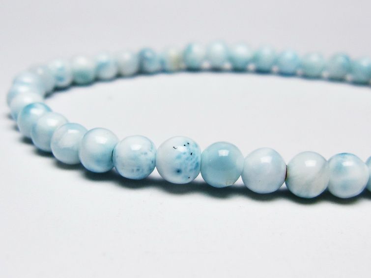 ラリマー ブレスレット 5mm 一点物 メール便可 [M便 1/10] 111-45401 【sold out】