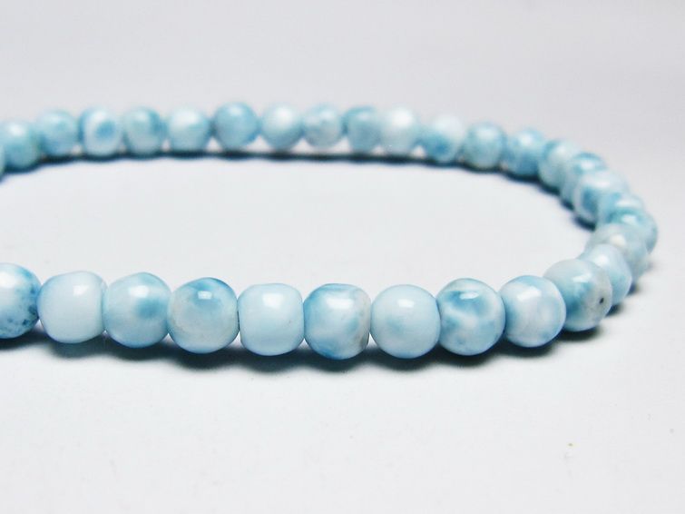 ラリマー ブレスレット 5mm 一点物 メール便可 [M便 1/10] 111-45406 [sold out]