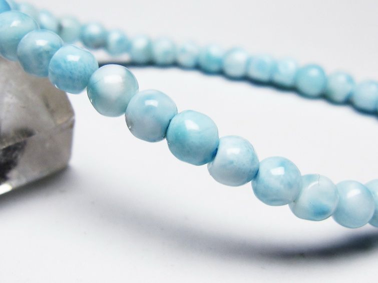 ラリマー ブレスレット 5mm 一点物 メール便可 [M便 1/10] 111-45425 [sold out]