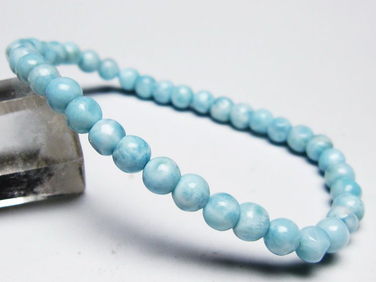 ラリマー ブレスレット 5mm 一点物 メール便可 [M便 1/10] 111-45426 [sold out]