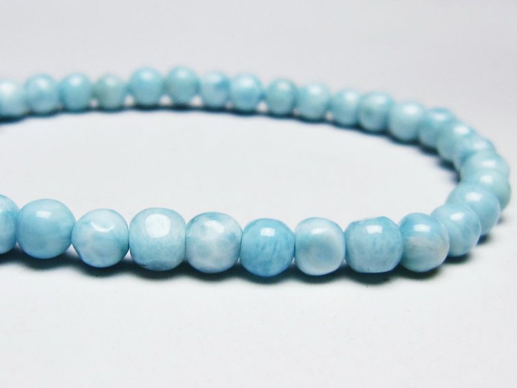 ラリマー ブレスレット 5mm 一点物 メール便可 [M便 1/10] 111-45426 [sold out]