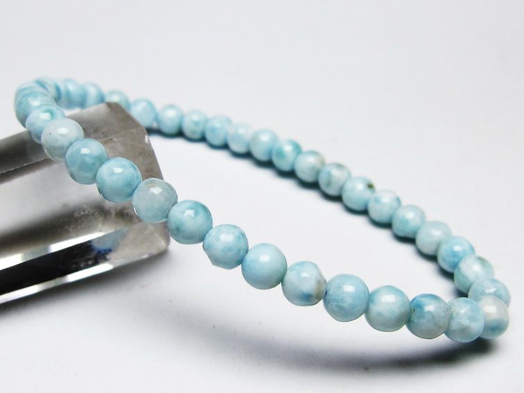 ラリマー ブレスレット 5mm 一点物 メール便可 [M便 1/10] 111-45428 [sold out]