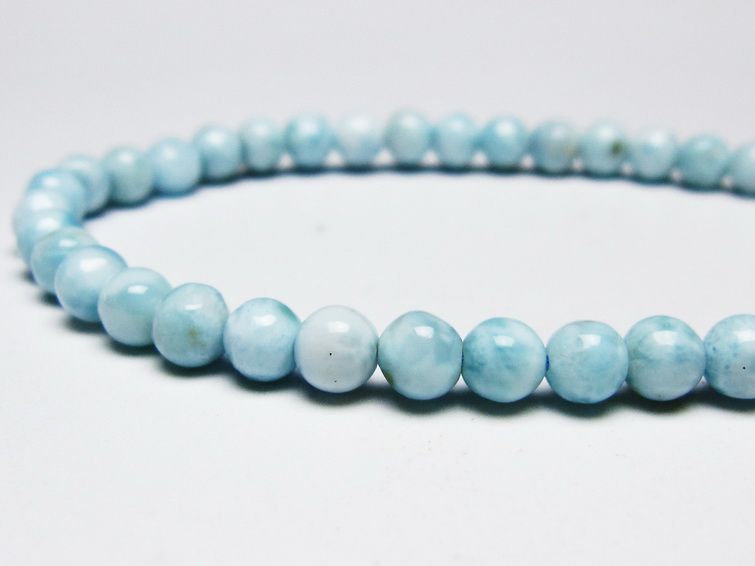 ラリマー ブレスレット 5mm 一点物 メール便可 [M便 1/10] 111-45428 [sold out]