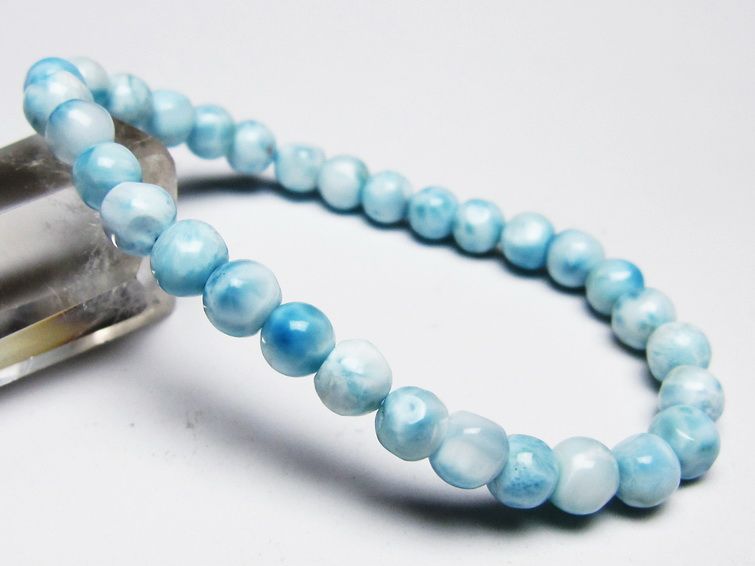 ラリマー ブレスレット 6mm 一点物 メール便可 [M便 1/10] 111-45456 [sold out]