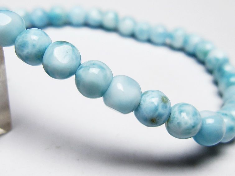 ラリマー ブレスレット 6mm 一点物 メール便可 [M便 1/10] 111-45460 [sold out]