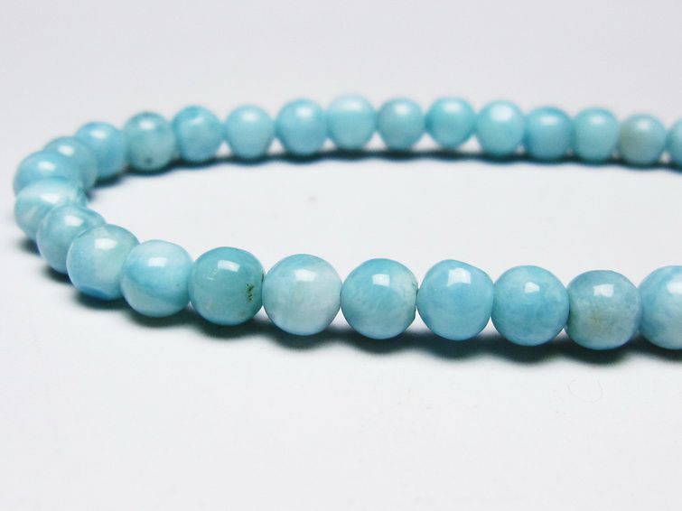ラリマー ブレスレット 6mm 一点物 メール便可 [M便 1/10] 111-45467 [sold out]