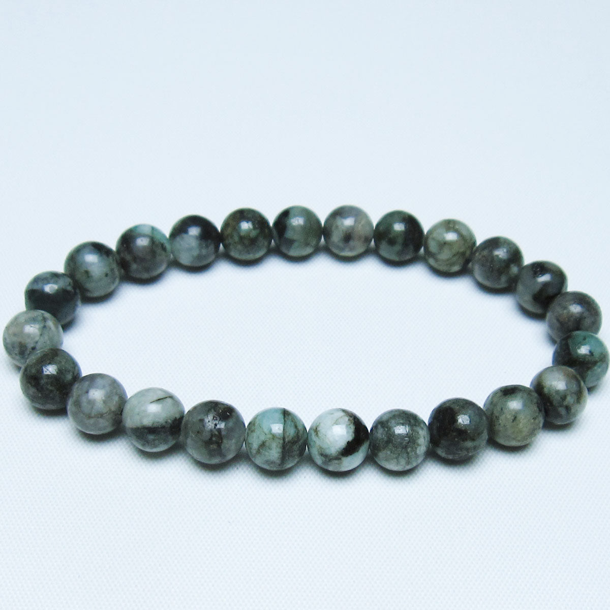 エメラルド ブレスレット 8mm 一点物 メール便可 [M便 1/10] 111-45937 【sold out】
