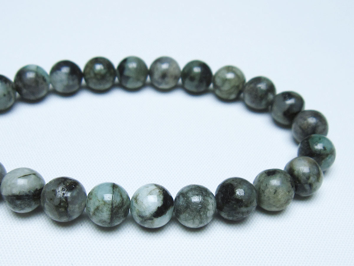エメラルド ブレスレット 8mm 一点物 メール便可 [M便 1/10] 111-45937 【sold out】