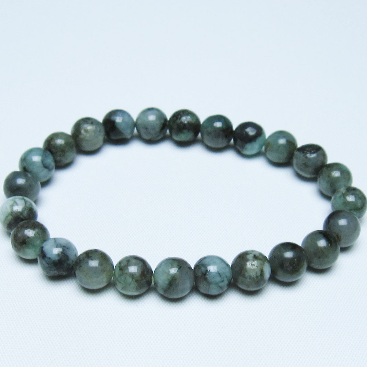 エメラルド ブレスレット 8mm 一点物 メール便可 [M便 1/10] 111-45939 [sold out]