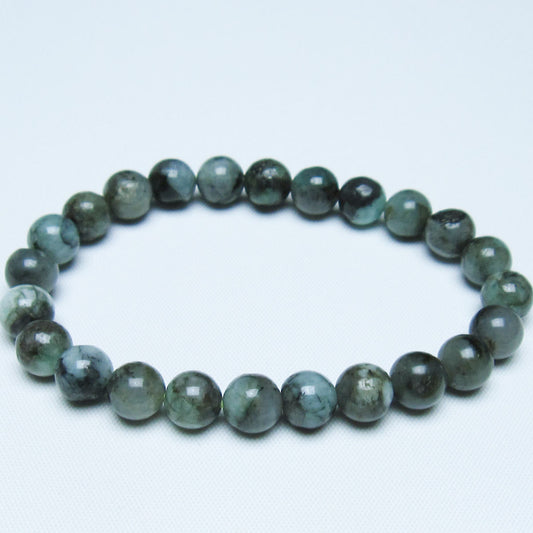 エメラルド ブレスレット 8mm 一点物 メール便可 [M便 1/10] 111-45939 [sold out]