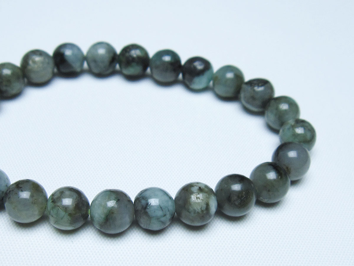 エメラルド ブレスレット 8mm 一点物 メール便可 [M便 1/10] 111-45939 [sold out]