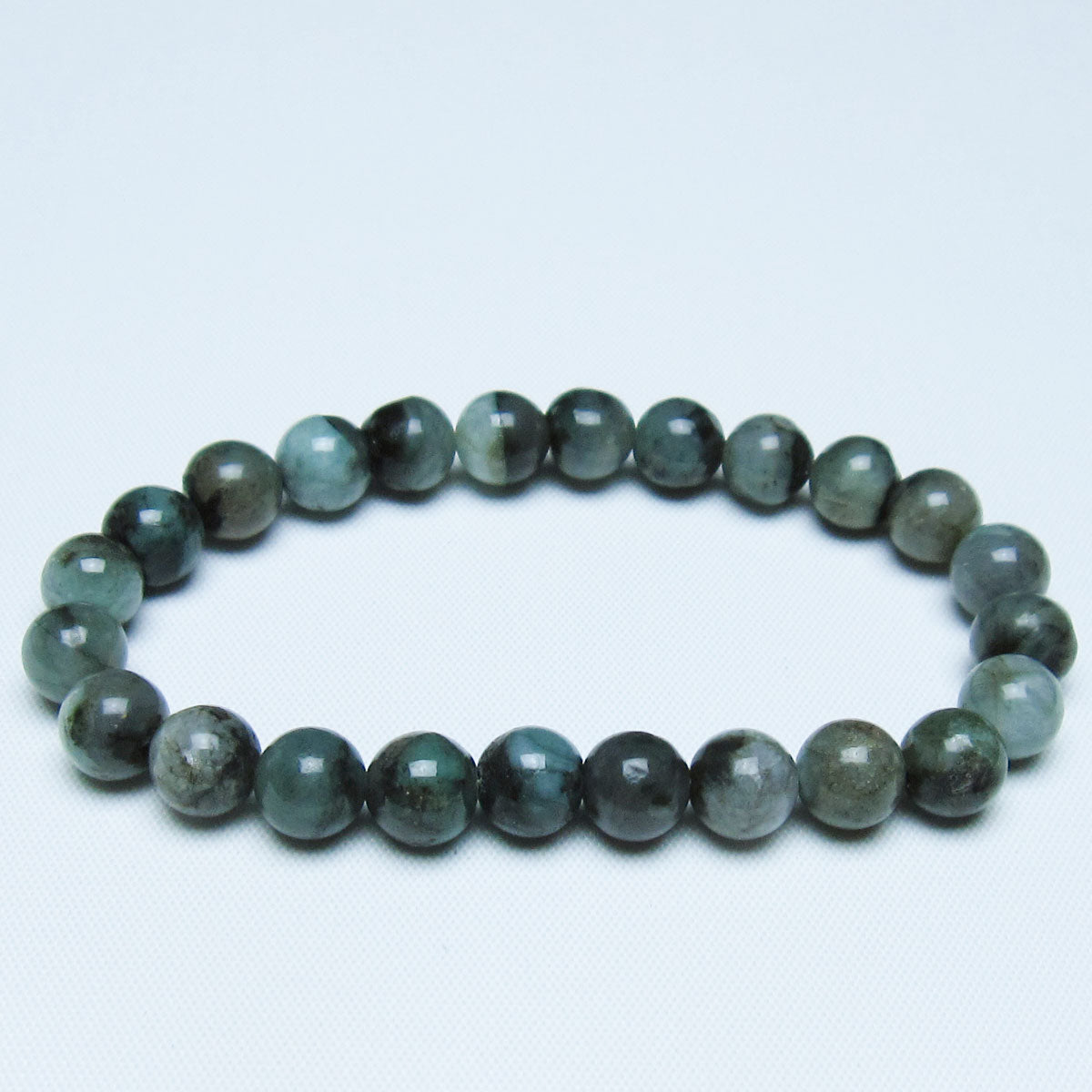 エメラルド ブレスレット 8mm 一点物 メール便可 [M便 1/10] 111-45940 [sold out]