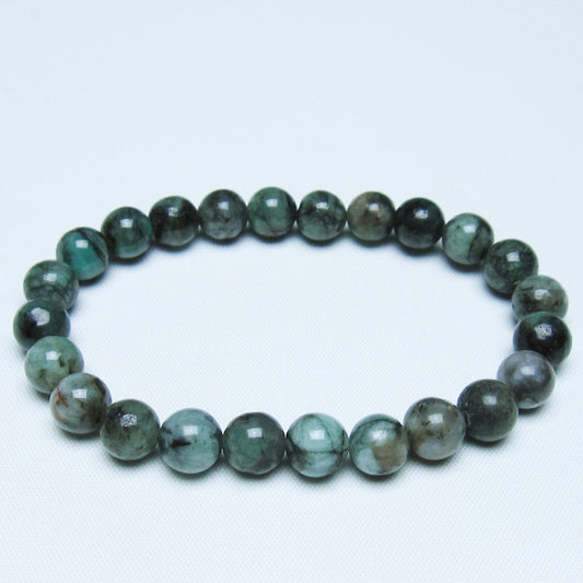 エメラルド ブレスレット 8mm 一点物 メール便可 [M便 1/10] 111-45942