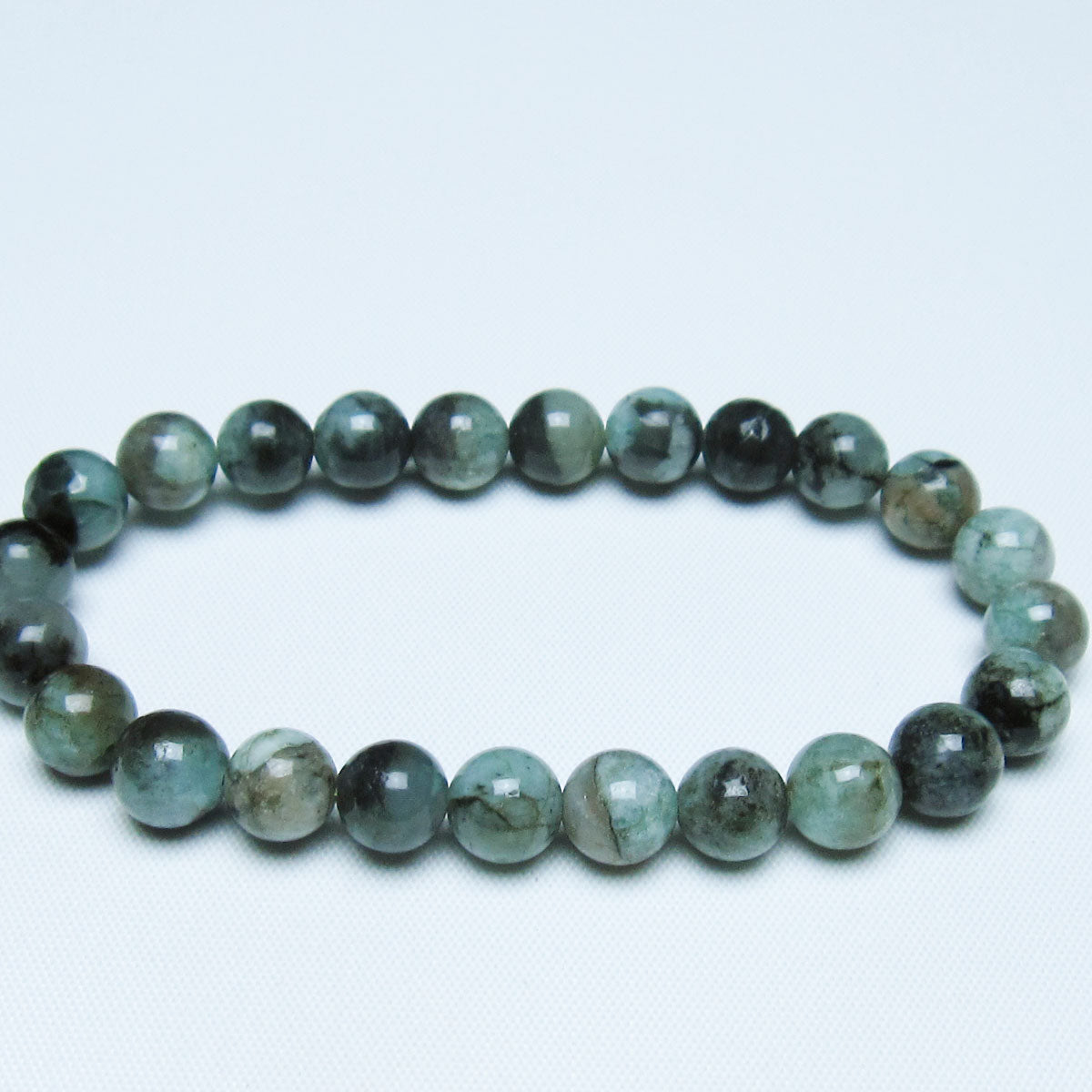 エメラルド ブレスレット 8mm 一点物 メール便可 [M便 1/10] 111-45944 【sold out】