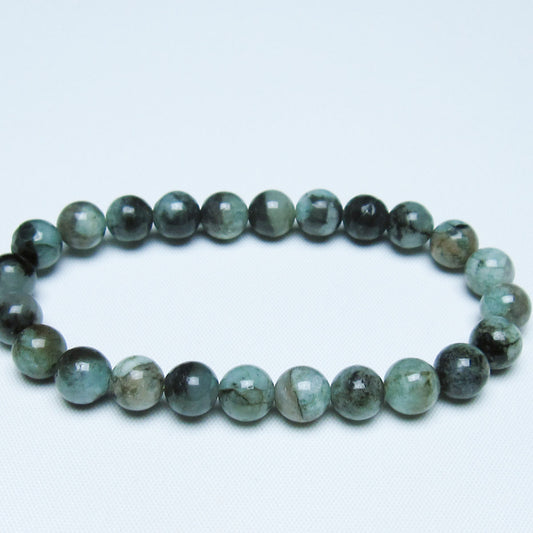 エメラルド ブレスレット 8mm 一点物 メール便可 [M便 1/10] 111-45944