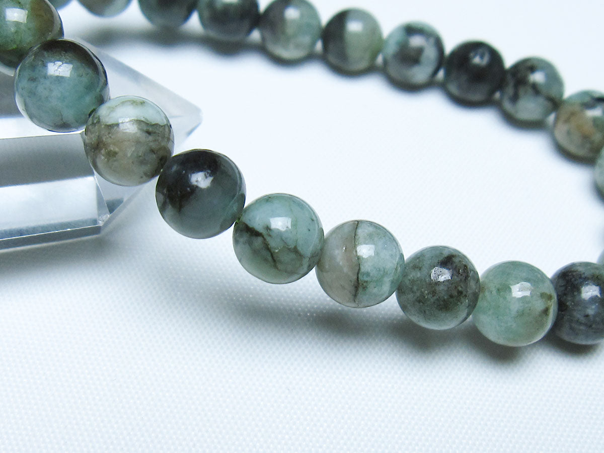 エメラルド ブレスレット 8mm 一点物 メール便可 [M便 1/10] 111-45944 【sold out】