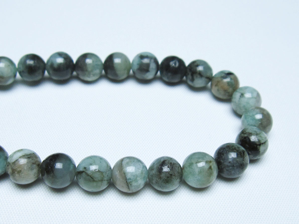 エメラルド ブレスレット 8mm 一点物 メール便可 [M便 1/10] 111-45944 【sold out】