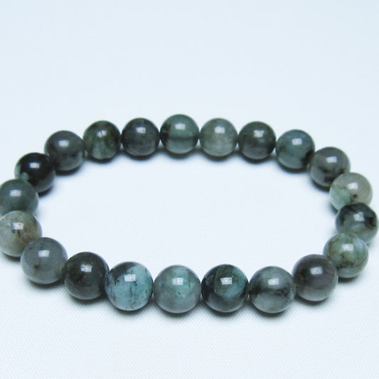 エメラルド ブレスレット 9mm 一点物 メール便可 [M便 1/10] 111-45955