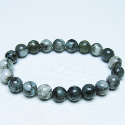 エメラルド ブレスレット 9mm 一点物 メール便可 [M便 1/10] 111-45959