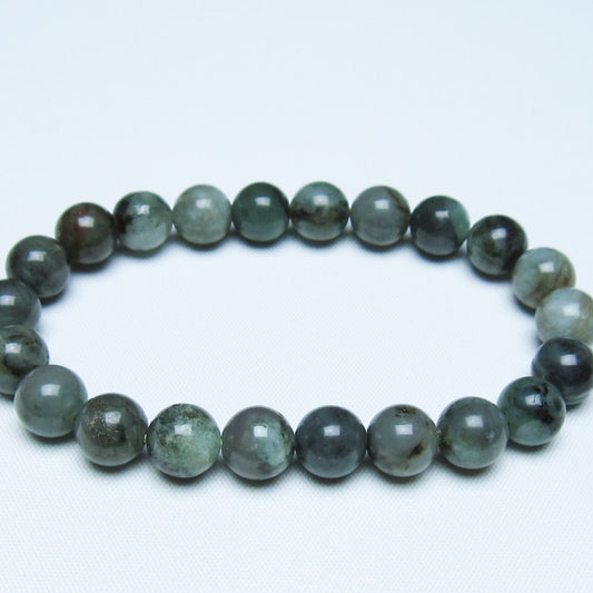 エメラルド ブレスレット 9mm 一点物 メール便可 [M便 1/10] 111-45960