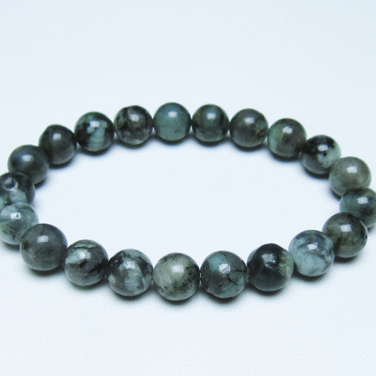 エメラルド ブレスレット 10mm 一点物 メール便可 [M便 1/10] 111-45963 [sold out]
