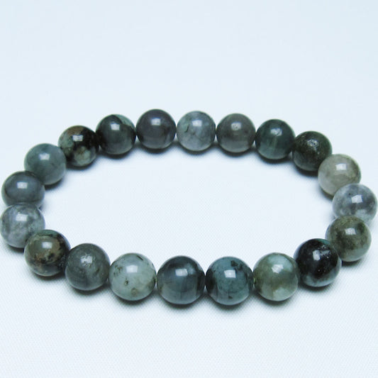 エメラルド ブレスレット 10mm 一点物 メール便可 [M便 1/10] 111-45964