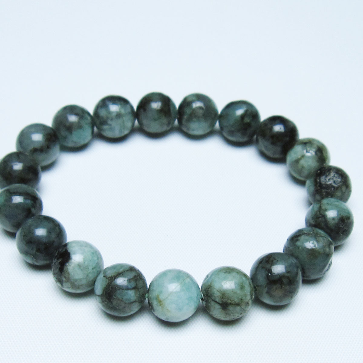 エメラルド ブレスレット 11mm 一点物 メール便可 [M便 1/10] 111-45973 【sold out】