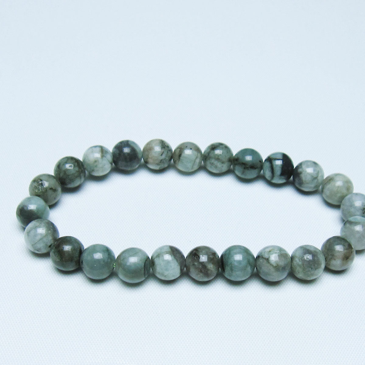 エメラルド ブレスレット 8mm 一点物 メール便可 [M便 1/10] 111-45989 [sold out]