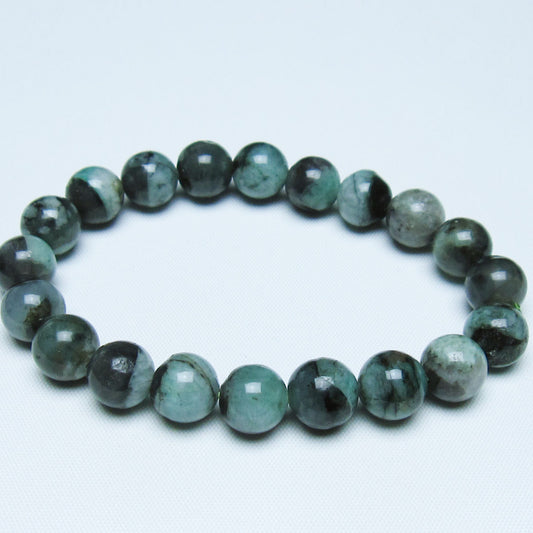 エメラルド ブレスレット 10mm 一点物 メール便可 [M便 1/10] 111-46011 【sold out】
