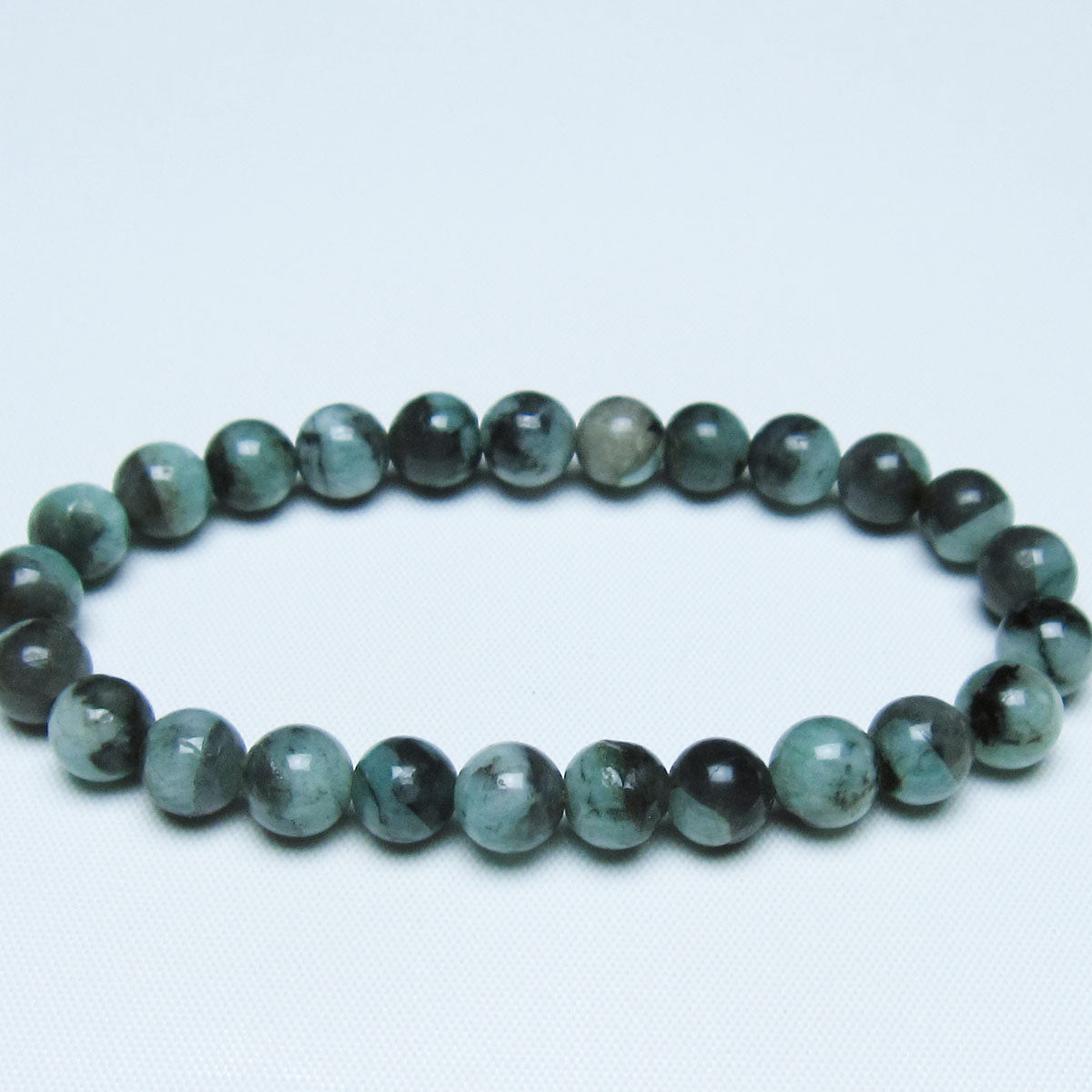 エメラルド ブレスレット 8mm 一点物 メール便可 [M便 1/10] 111-46023 【sold out】