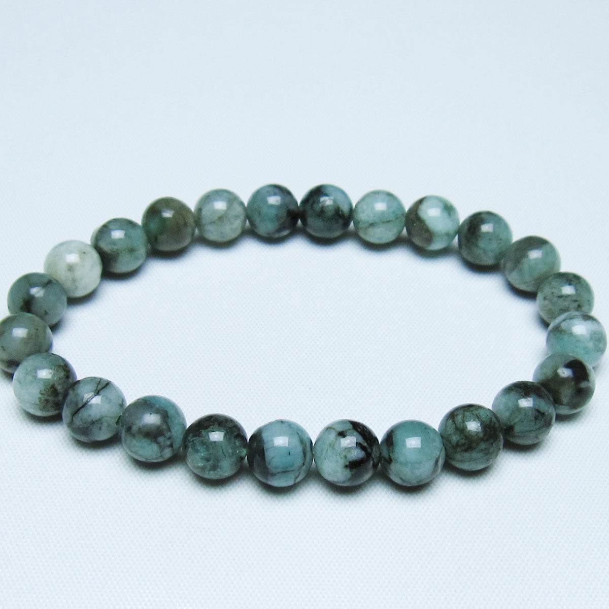 エメラルド ブレスレット 8mm 一点物 メール便可 [M便 1/10] 111-46024 【sold out】