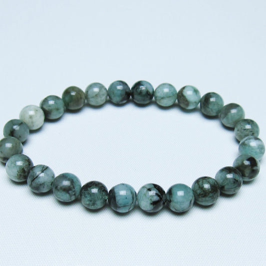 エメラルド ブレスレット 8mm 一点物 メール便可 [M便 1/10] 111-46024 【sold out】