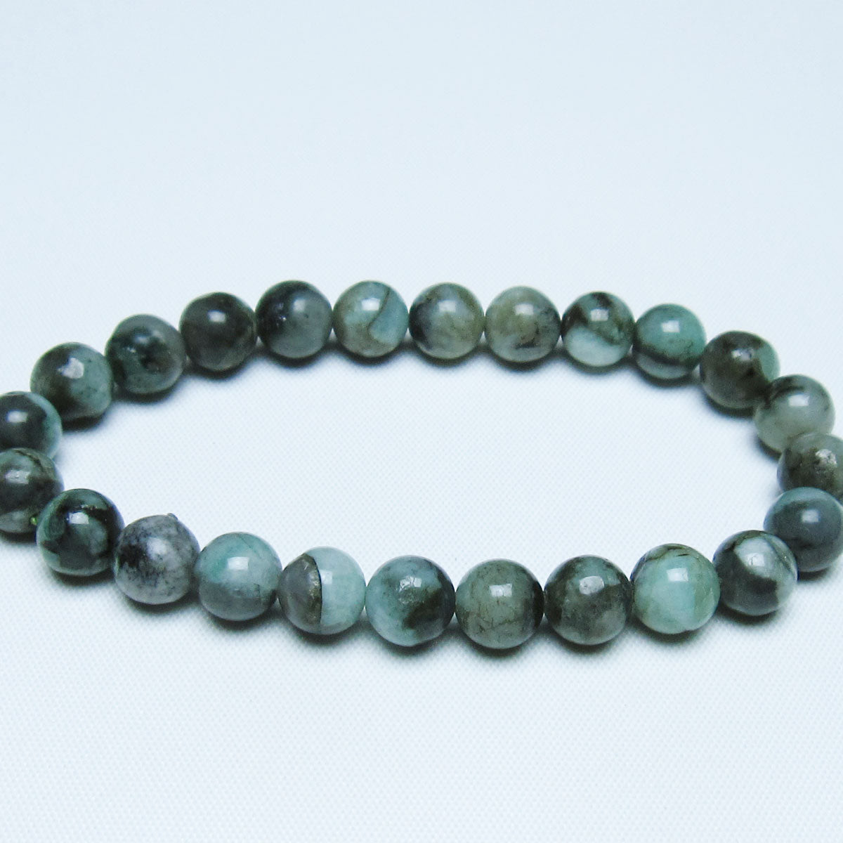 エメラルド ブレスレット 8mm 一点物 メール便可 [M便 1/10] 111-46025 [sold out]