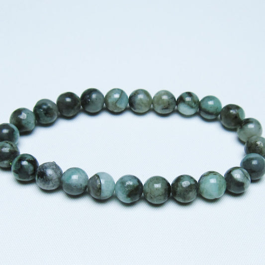エメラルド ブレスレット 8mm 一点物 メール便可 [M便 1/10] 111-46025 [sold out]