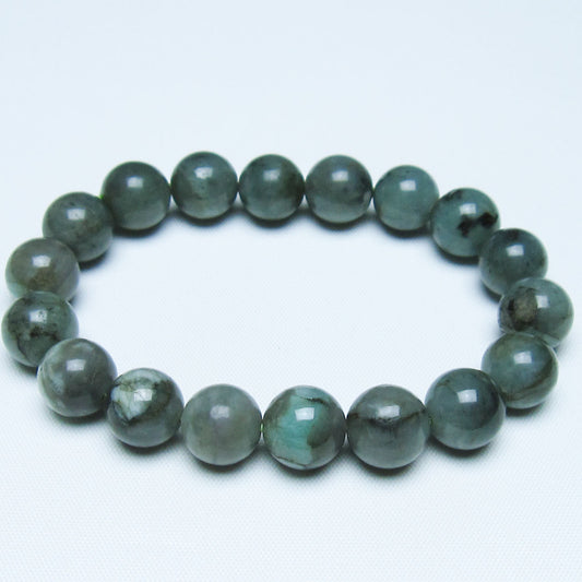 エメラルド ブレスレット 11mm 一点物 メール便可 [M便 1/10] 111-46043