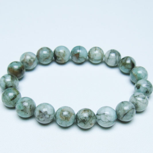 エメラルド ブレスレット 11mm 一点物 メール便可 [M便 1/10] 111-46047