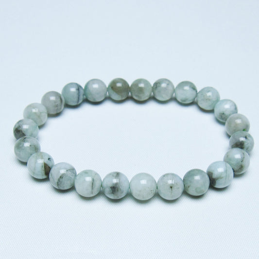 エメラルド ブレスレット 9mm 一点物 メール便可 [M便 1/10] 111-46051