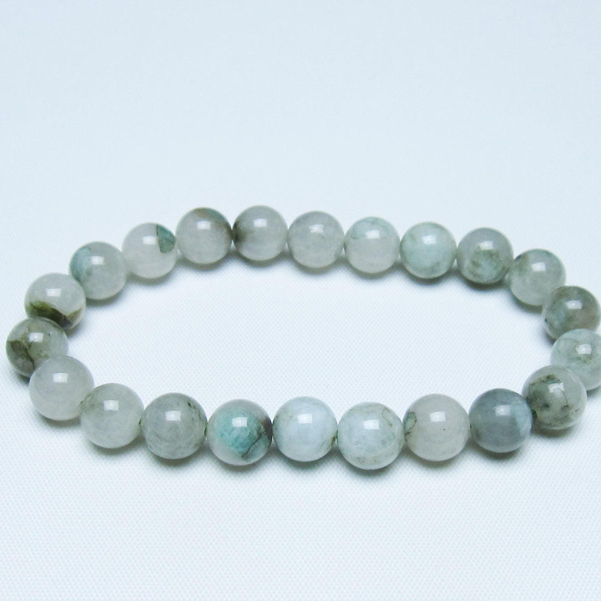 エメラルド ブレスレット 9mm 一点物 メール便可 [M便 1/10] 111-46053