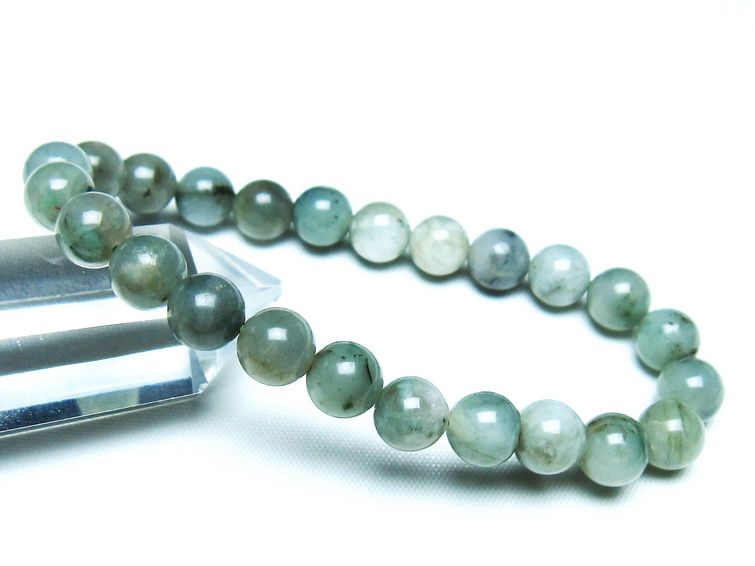 エメラルド ブレスレット 8mm 一点物 メール便可 [M便 1/10] 111-46056