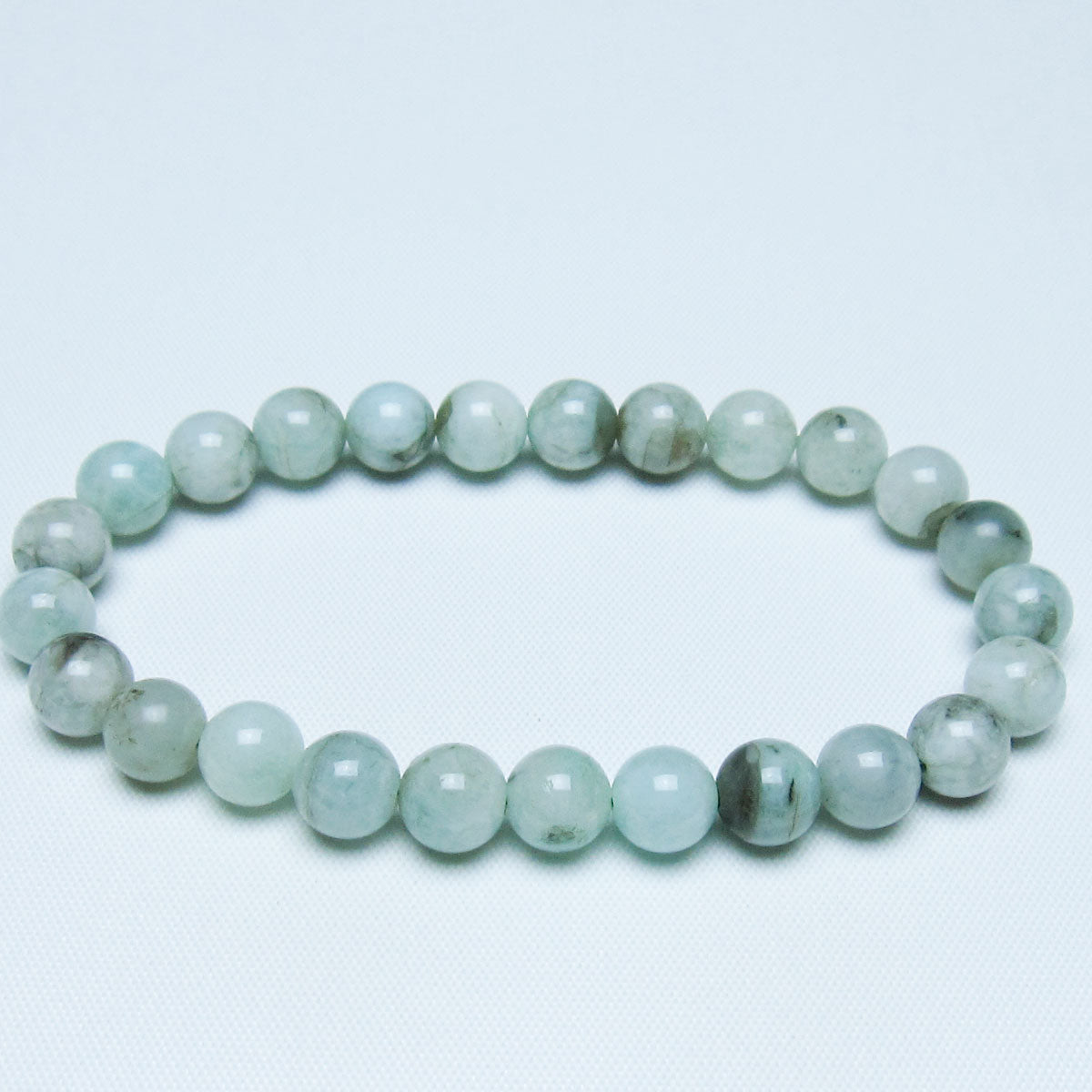 エメラルド ブレスレット 8mm 一点物 メール便可 [M便 1/10] 111-46059