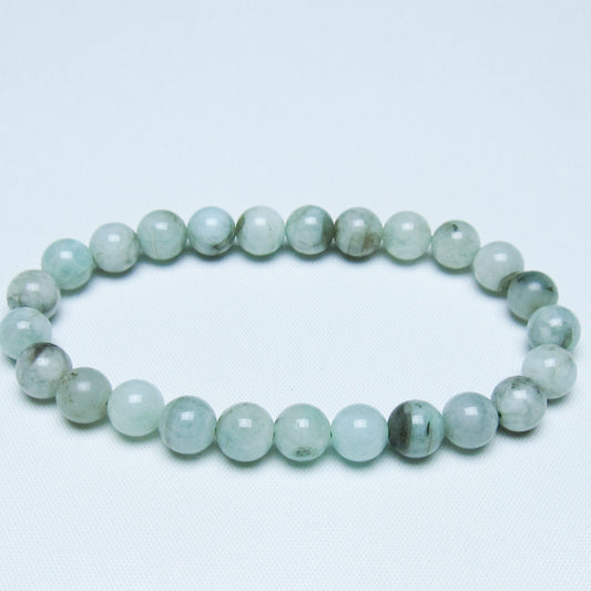 エメラルド ブレスレット 8mm 一点物 メール便可 [M便 1/10] 111-46059