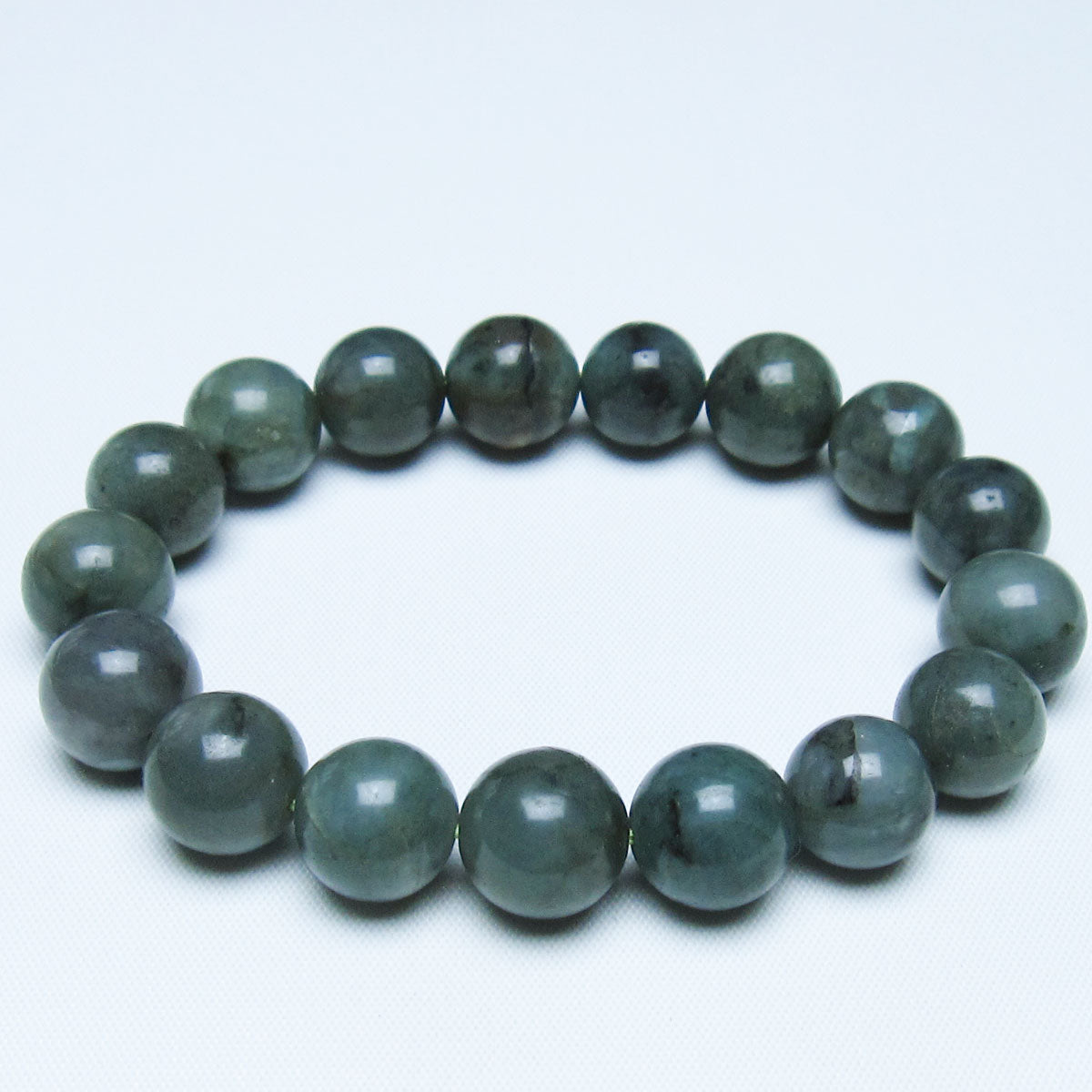 エメラルド ブレスレット 12mm 一点物 メール便可 [M便 1/10] 111-46067