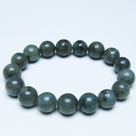 エメラルド ブレスレット 12mm 一点物 メール便可 [M便 1/10] 111-46067