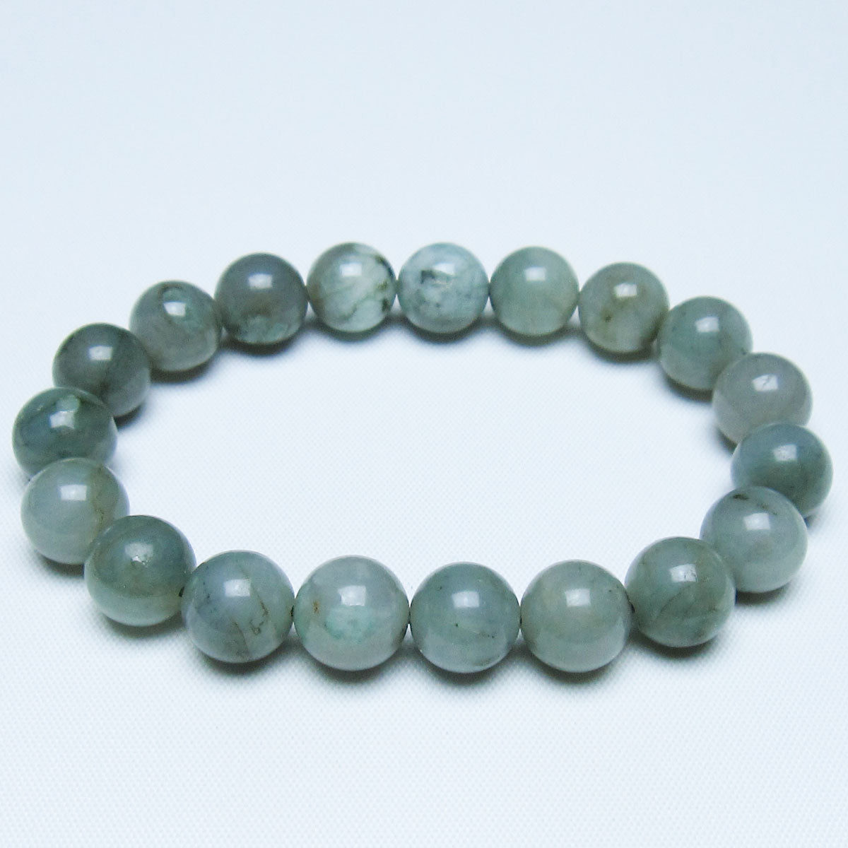 エメラルド ブレスレット 11mm 一点物 メール便可 [M便 1/10] 111-46076