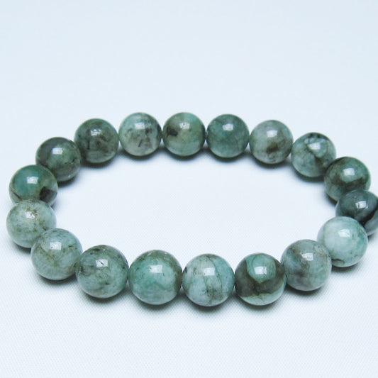 エメラルド ブレスレット 12mm 一点物 メール便可 [M便 1/10] 111-46077 [sold out]