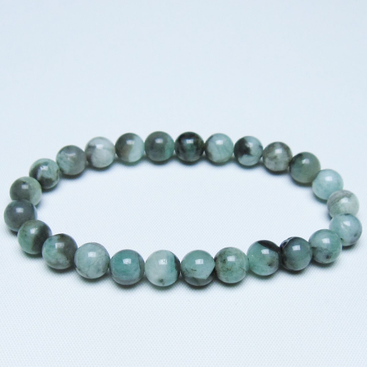 エメラルド ブレスレット 8mm 一点物 メール便可 [M便 1/10] 111-46083 [sold out]