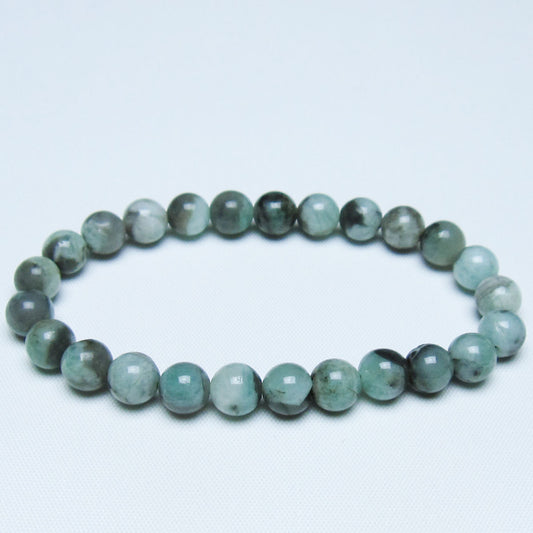 エメラルド ブレスレット 8mm 一点物 メール便可 [M便 1/10] 111-46083 [sold out]