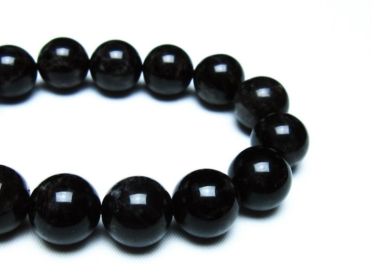 モリオン 黒水晶 ブレスレット 14mm 一点物 メール便可 [M便 1/10] 111-46260