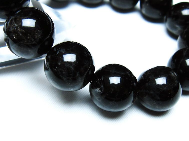 モリオン 黒水晶 ブレスレット 16mm 一点物 メール便可 [M便 1/10] 111-46266